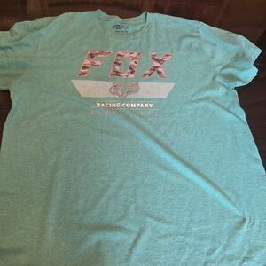 Fox Men's Teal Graphic Tee From Buckle Xl